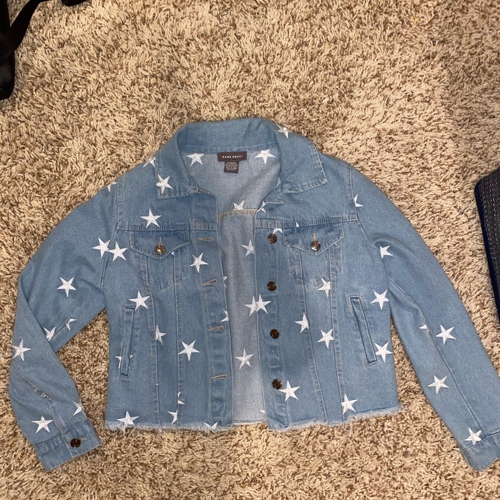 sans souci star denim jacket